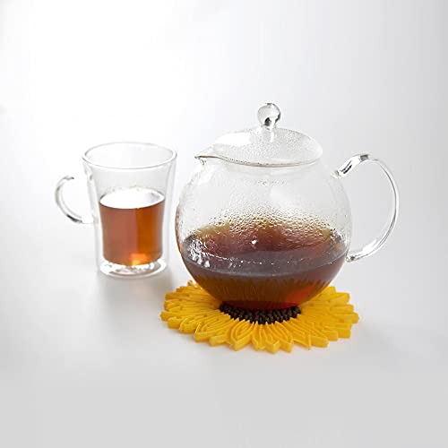 Charles Viancin - Sunflower Food Safe Silicone Trivet - 6''/15cm - Withstands Temperatures up to 220°C / 428°F - BPA-Free, Plastic Free, Food-Grade Silicone - Microwave and Dishwasher Safe - Image 2