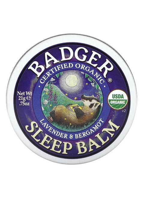 Organic Sleep Balm, Lavender & Bergamot - 21 g