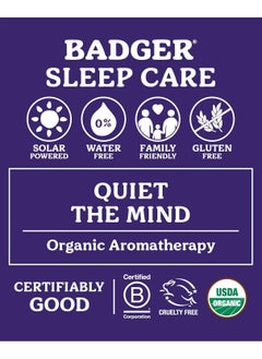 Badger Organic Sleep Balm, Lavender & Bergamot - 21 g  - Image 3