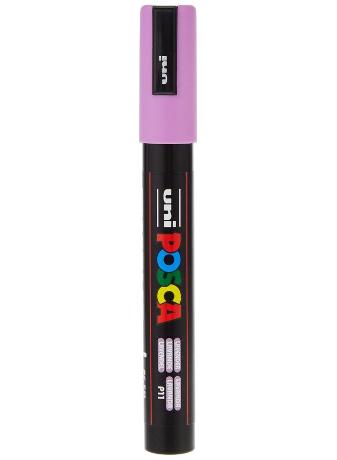 posca Markers Set, 8 Medium Paint Markers 5M - Soft Tones - White, Sunshine Yellow, Apricot, Light Pink, Coral Pink, Lavender, Light Blue, Aqua Green - Image 4