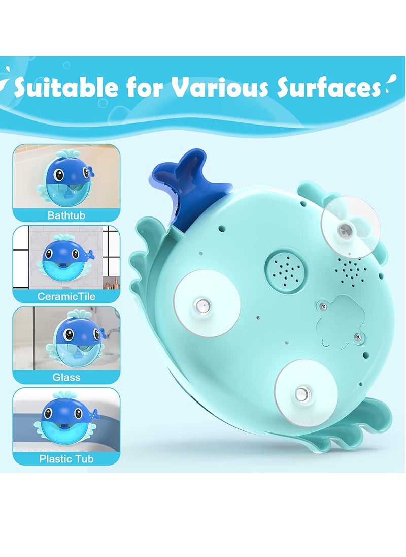 Generic - Bath Toys Bath Bubble Maker Bathtub Bubble Machine Whale Bath Time Toys for Toddlers 1000+ Bubbles Per Minute 12 Children’s Songs Baby Shower Toy Gift for Kid Girl Boy - Image 1