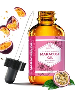 Leven Rose Leven Rose Maracuja Oil, Passion Fruit Seed Oil 100% Natural Moisturizer for Hair Skin and Nails 1 oz  - Image 2