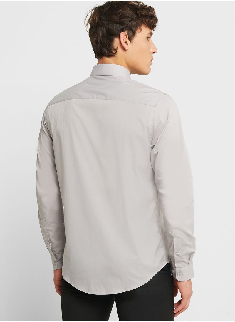 Robert Wood Essential Easy Iron Regular Fit Shirt  - Image 2