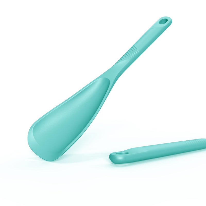 USECANO Silicone Cooking Utensils Set - 600Â°F Heat Resistant, Nonstick Kitchen Utensil Set with Spatulas, Spoons, Whisk, Tongs, BPA Free, Dishwasher Safe (Teal) - Image 4