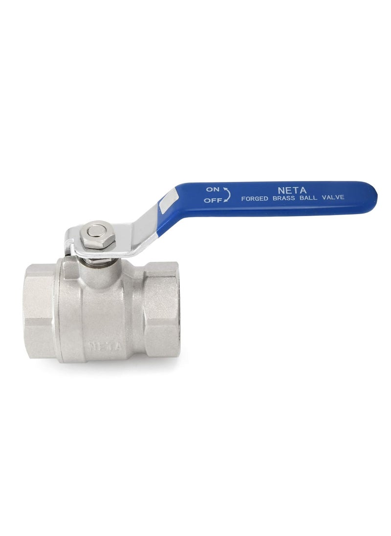 Neta Neta Forged Brass Ball Valve Screwed Ends Size 15mm  - Image 2