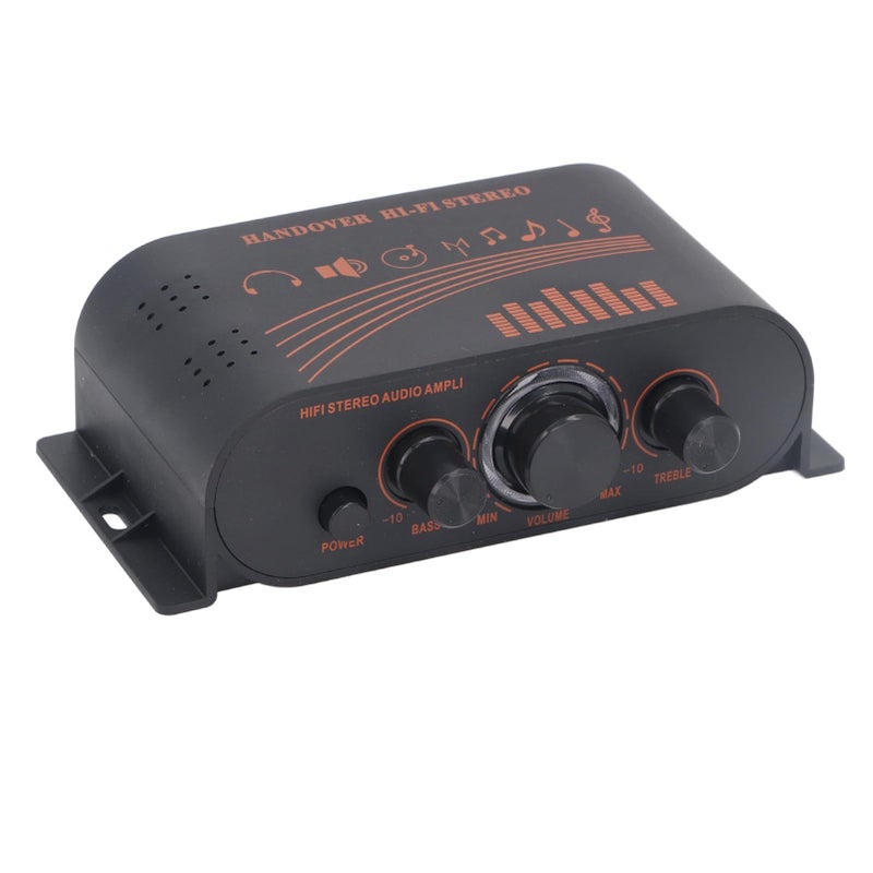 Compact Aluminum Stereo Amplifier 2 Channel Mini HiFi Power Amp for Home Car TV Mobile Gaming Consoles - Image 5
