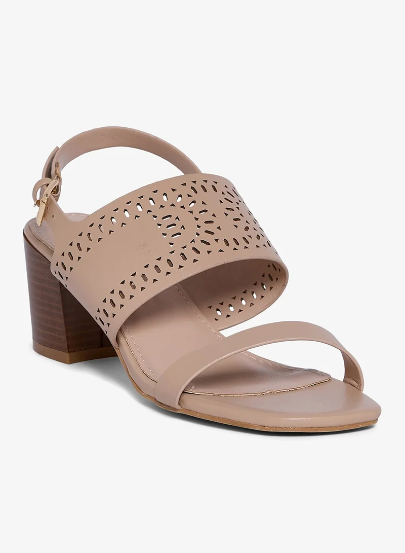 Geoomnii Geoomnii Mid Heel Sandals for Women – Comfortable Stylish Heeled Sandals for Office, Party & Daily Wear