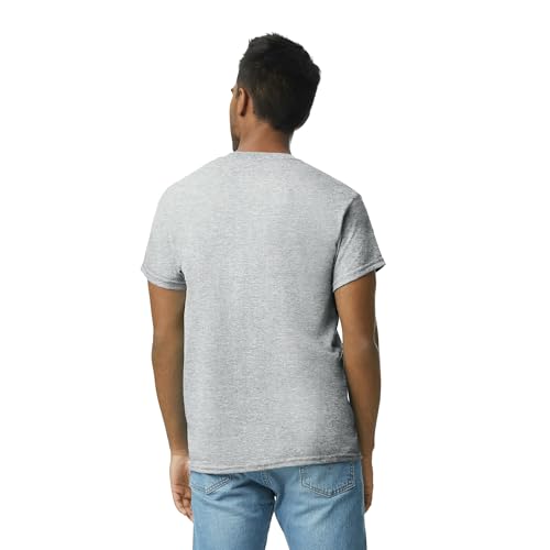 Gildan Adult Ultra Cotton T-Shirt, Style G2000, Multipack, Sport Grey (2-Pack), Medium - Image 3