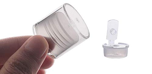 SYBL 6PCS 100ml/3.4oz Empty Refillable Clear Plastic Bottle Vial Jar Cosmetic Container Travel Packaging with Orifice Reducer and Screw Lid for Lotion Emulsion Toner Essential Oil - Image 5