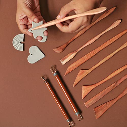 ArtRight Artists' Clay Modelling Tools (Set Of 10); Craft Modelling & Sculpting Tools For Pottery, Sculptures, Polymer, Paper & Mache - 10 Pcs, Multicolor - Image 2