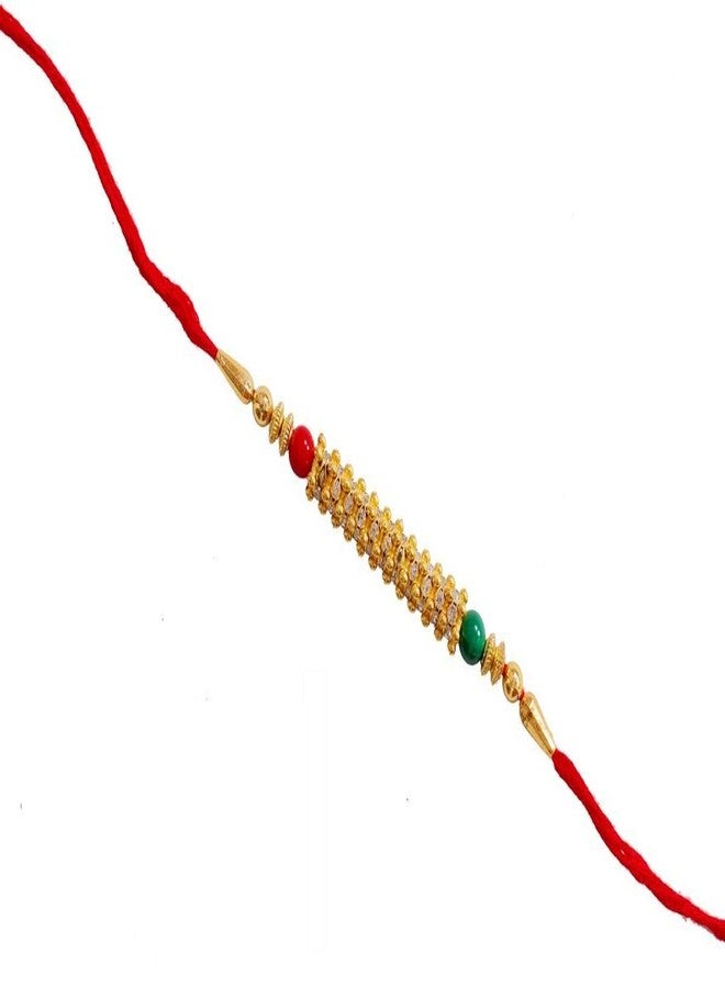 Suninow Premium Multicolor Stone Studded Designer Rakhi