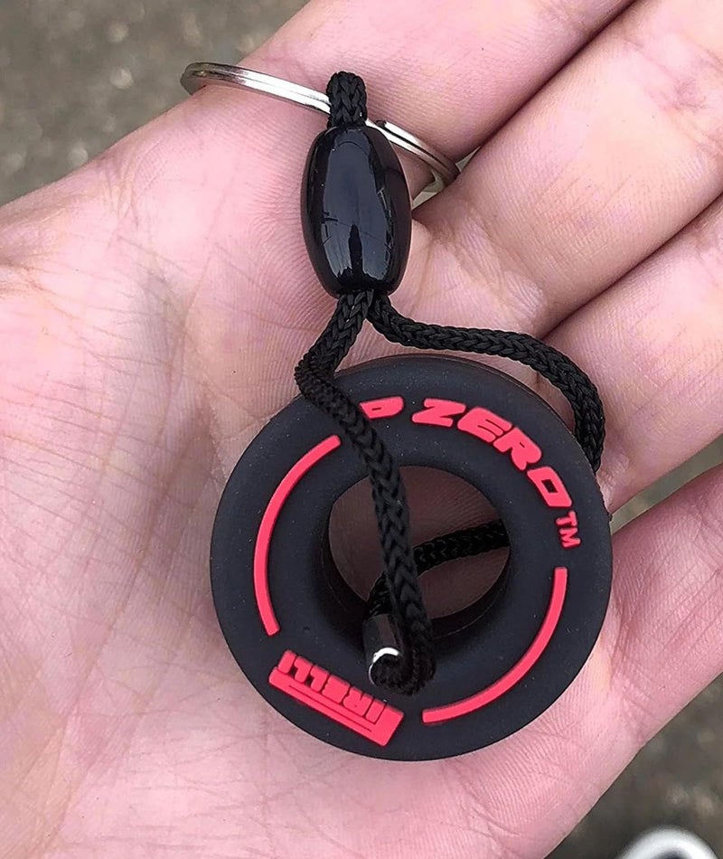 SQUISHCO 3Pcs Turbo Keychain, F1 Merchandise Keychain,Tire Keychain for Car Keys, Compact Design for Bags Pockets and Belts - Image 3
