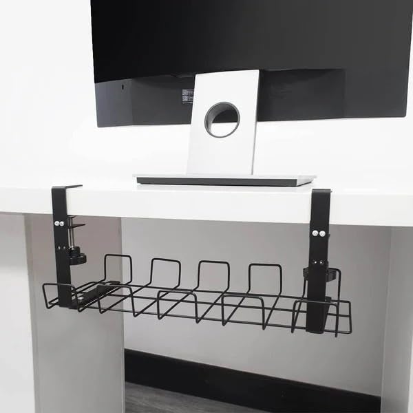 Gadget Wagon Under Desk cable Management Storage Tray, Non Drill, just plug & play - Image 4