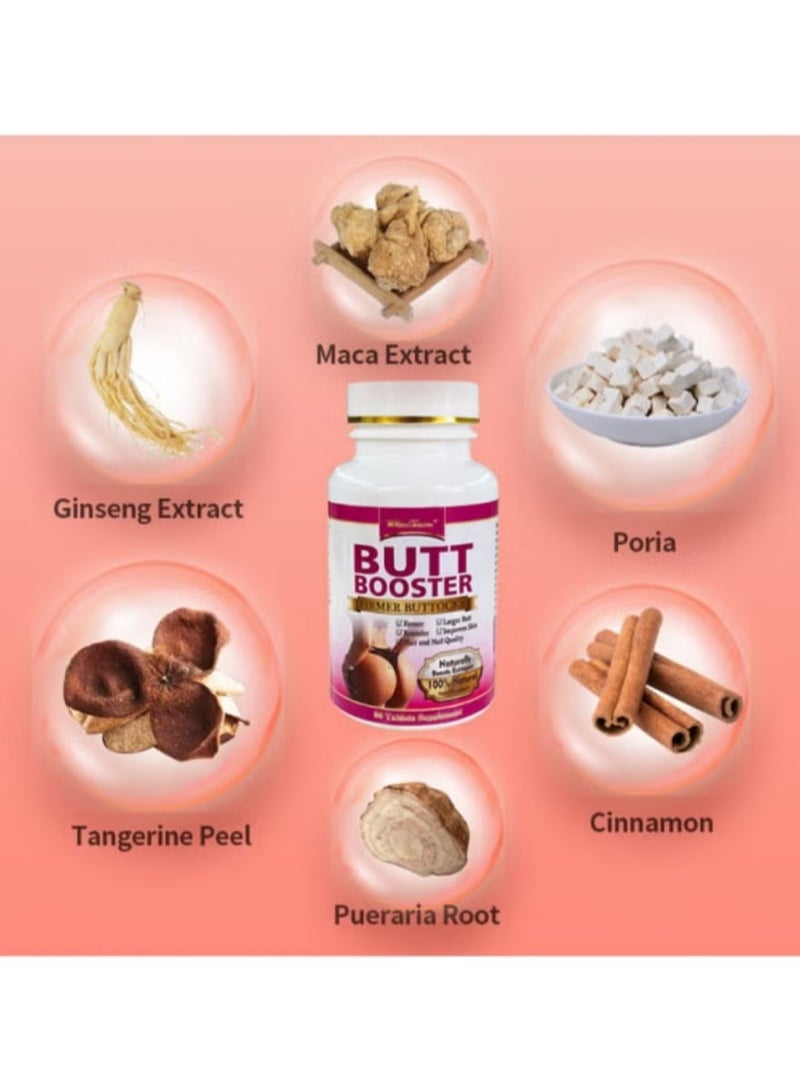 Wins Town Hip Booster Pills, Natural Buttock Enlargement Capsules, Firming And Plump Hips Enhancement Tablets, , (1 Bottle)  - Image 4