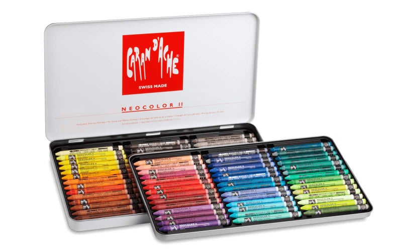 Caran d'Ache باستيل كاران د'اش كلاسيك نيكولور II القابل للذوبان في الماء، 84 لون (قد يختلف التعبئة) - Image 2