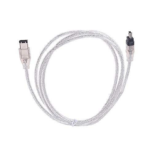 axGear IEEE Firewire 1394 Cable 4 Pin to 6 Pin 4-6 Pin Link Cable Wire 2.5 Ft - Image 2