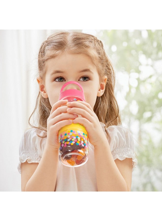 Stephen Joseph SIP and Snack Sloth Bottle Combo Bottle 350ml + Snack Cup 104ml, 2.5”x 8.25” (6.3cm x 2cm), Pink - Image 4