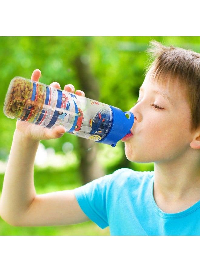 Stephen Joseph SIP and Snack Sloth Bottle Combo Bottle 350ml + Snack Cup 104ml, 2.5”x 8.25” (6.3cm x 2cm), Pink - Image 3