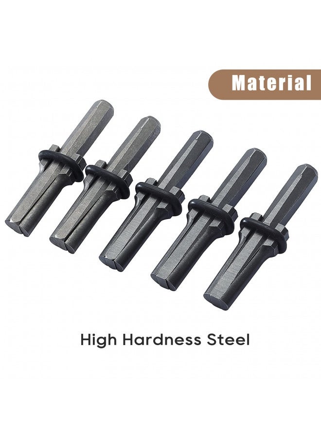 FLK Tech أدوات يدوية لتقسيم الخرسانة والصخور FLK Tech 5/8" مع إسفينات وقبعات ريشة 16 مم (5, 5/8) - Image 2