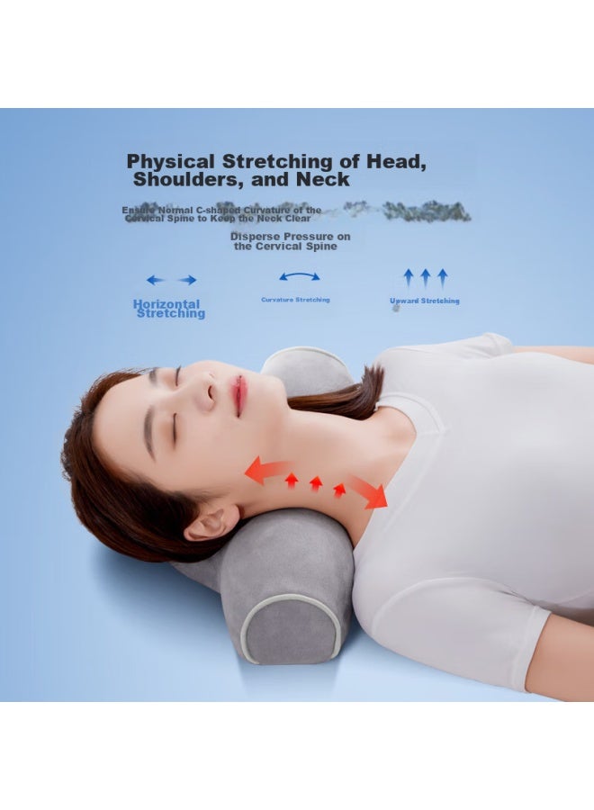 Cory Cervical Pillow For Posture Correction, Anti-curved To Straight Sleep, Deep Sleep Memory Foam Pillow Core, Adult Cylindrical Pillow D3s - Image 3