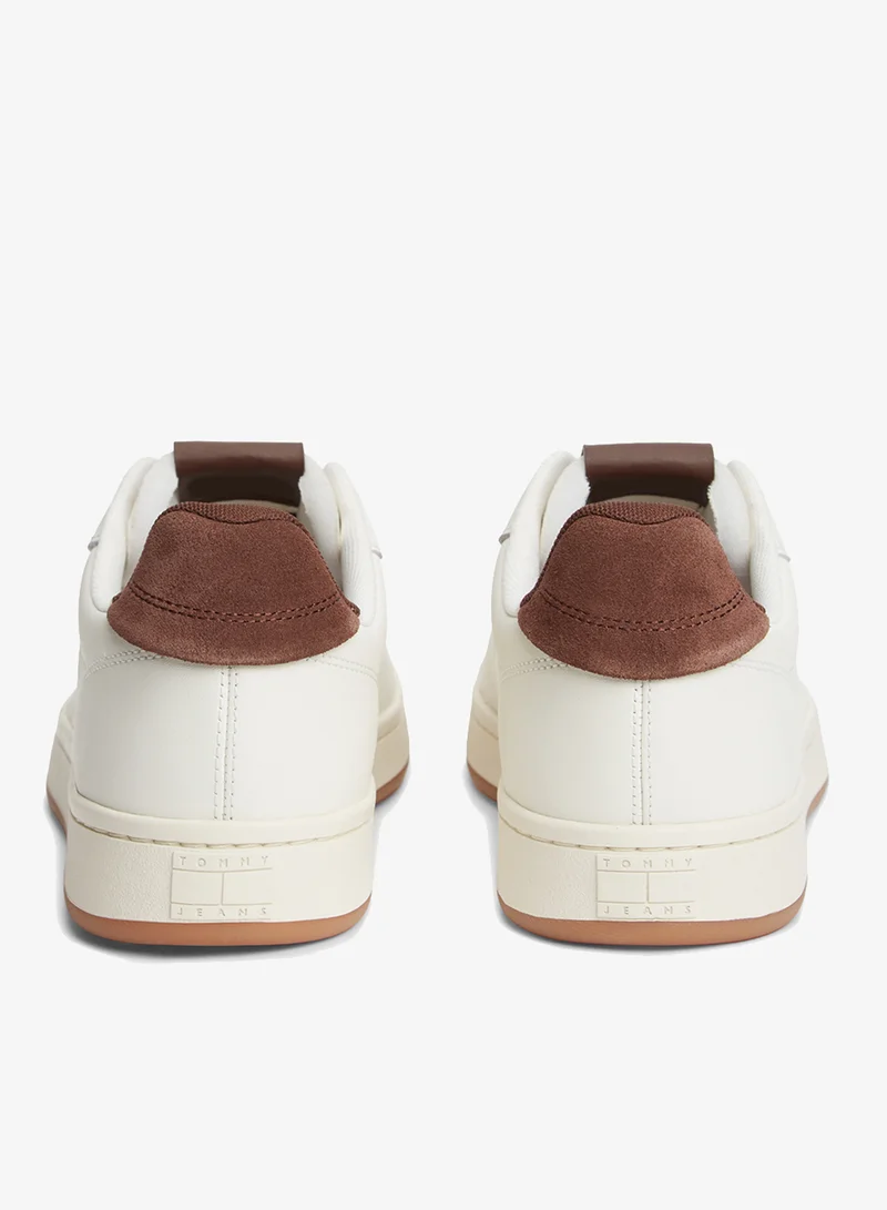Tommy Jeans  Smooth Leather Archive Court Trainers for Men | Best Price UAE