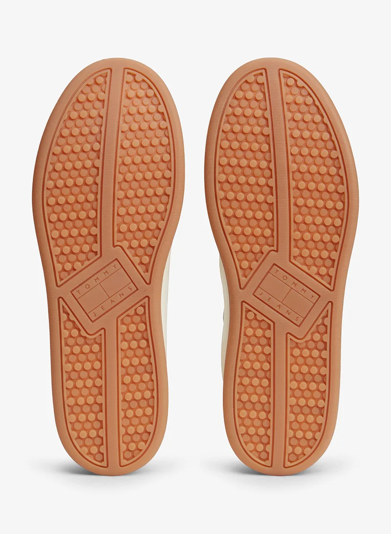 Tommy Jeans  Smooth Leather Archive Court Trainers for Men | Best Price UAE