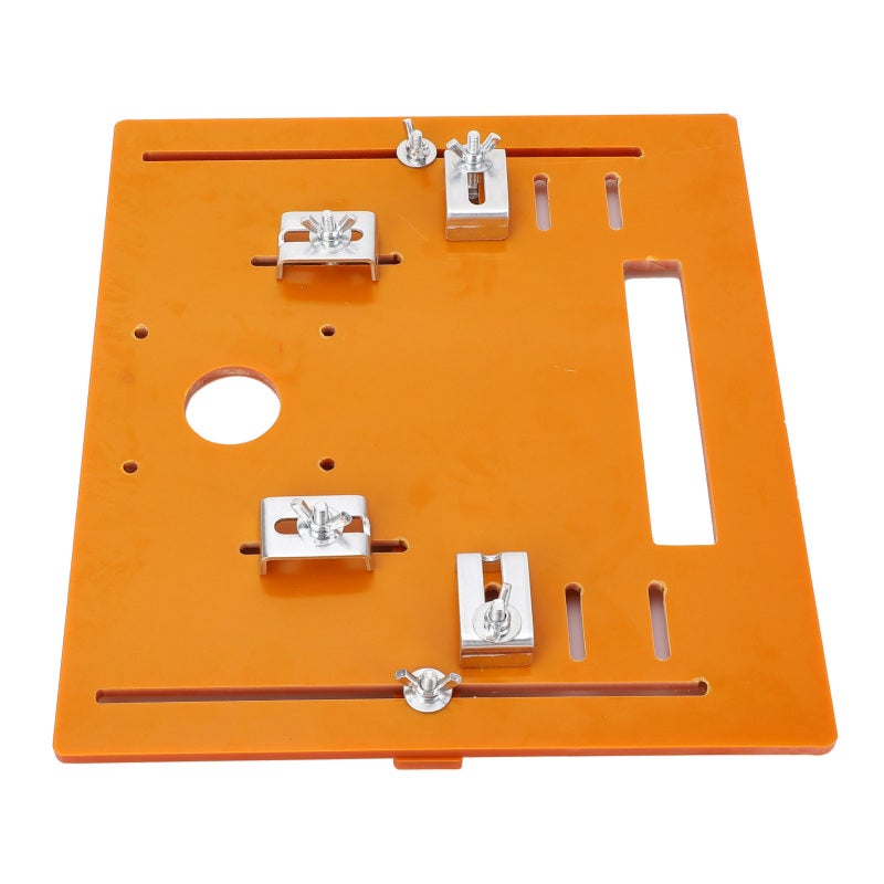 Cutting Machine Base Plate Combination Board 28cm Length 25cm Width Support 90 Degree Flat Cutting 45 Degree Oblique Cutting - Punching Design For 4 Inch Motor Universal Some 5 Inch Models - Image 2