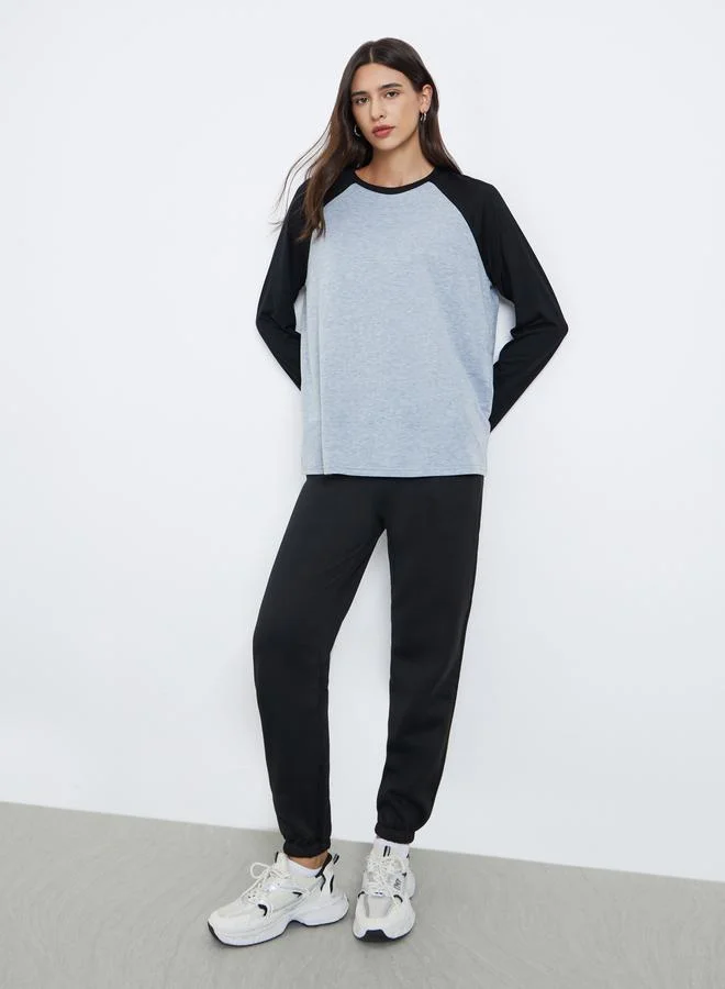 Take Two Take Two Women Black Solid Cuffed Joggers