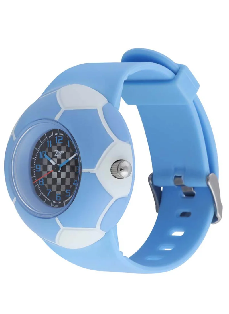 زوب Multicoloured Dial Watch with Plastic Case