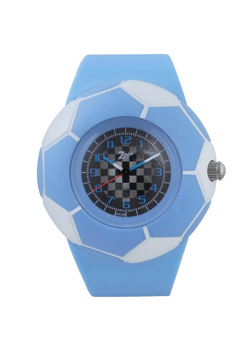 زوب Multicoloured Dial Watch with Plastic Case
