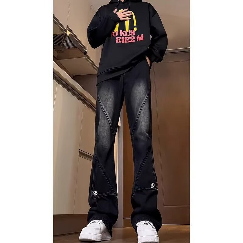 Unisex Casual Daily Denim Jeans - Image 5