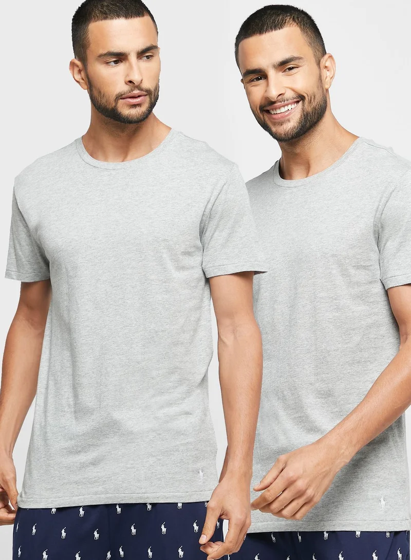 POLO RALPH LAUREN 3 Pack Assorted Crew Neck T-Shirt