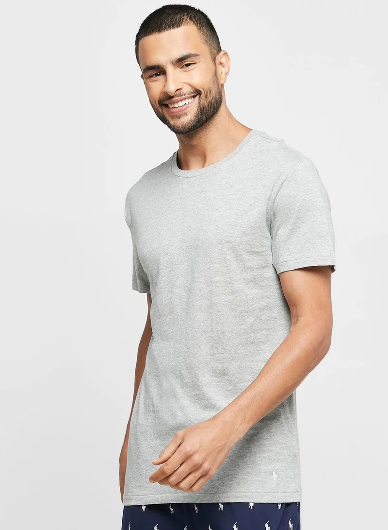 POLO RALPH LAUREN 3 Pack Assorted Crew Neck T-Shirt