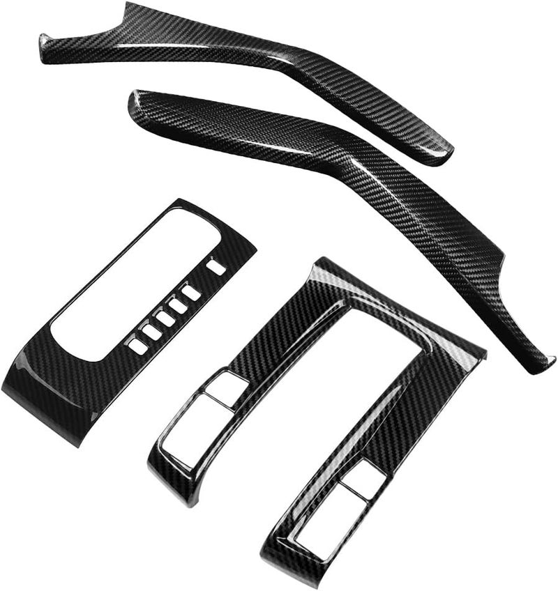 ATNVIDSG Center Console Auto Shift Panel Cover for Honda Civic 10th Gen 2016-2021 - ABS Carbon Fiber Trim Kit - Image 1