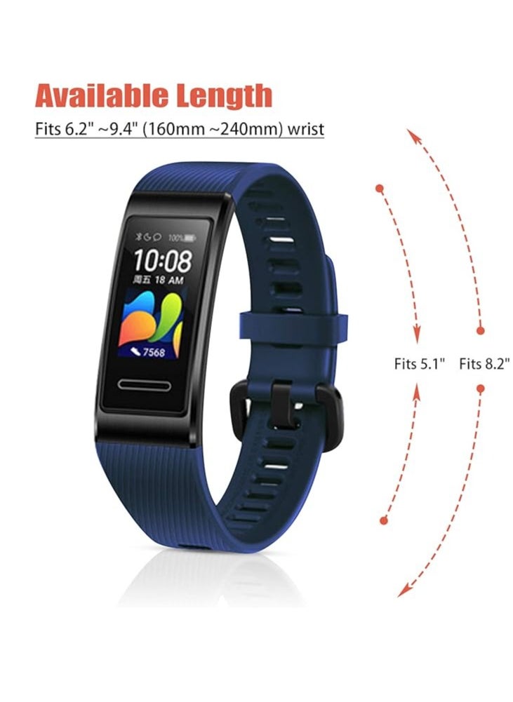 Generic - Silicone Wrist Strap Compatible for Huawei Band 3 Pro Replacement Watch Band Bracelet Compatible - Image 1