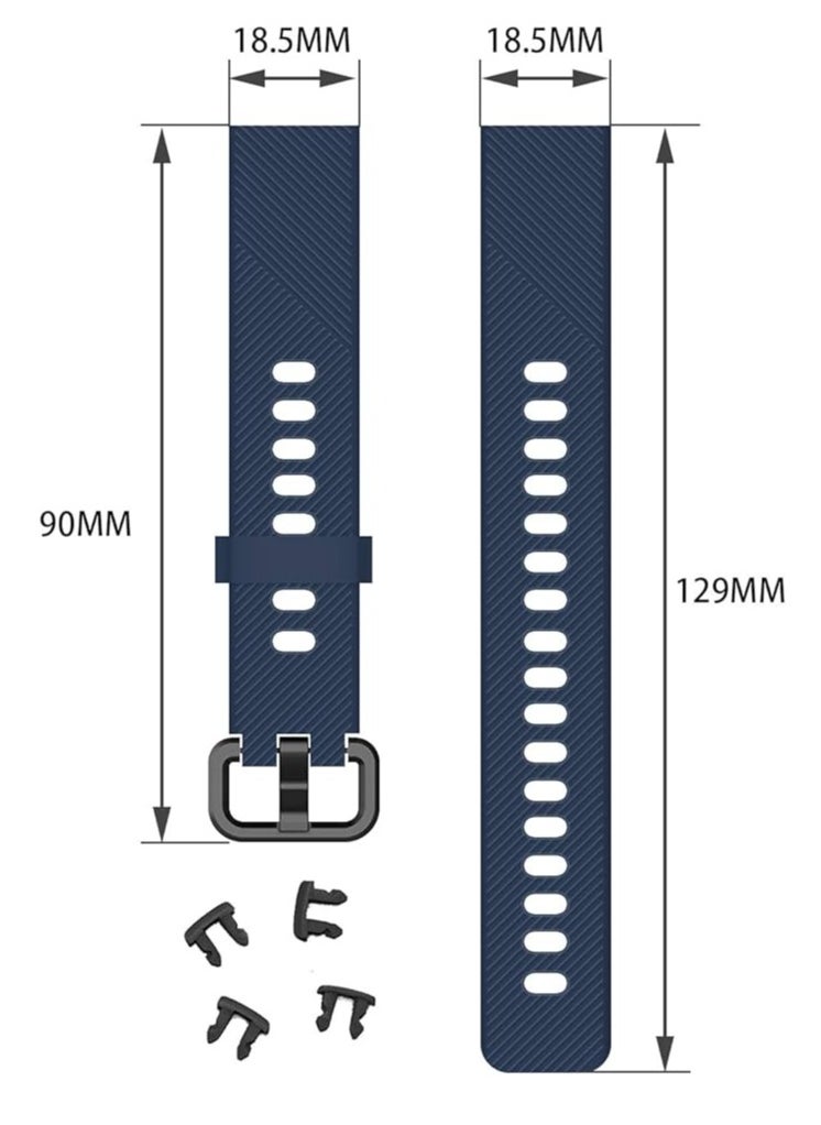 Generic - Silicone Wrist Strap Compatible for Huawei Band 3 Pro Replacement Watch Band Bracelet Compatible - Image 1