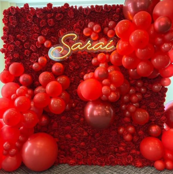 Bezente Red Balloons Latex Party Balloons - 150 Pack 5 Inch Matte Red Helium Balloons For Christmas Wedding Anniversary New Year Birthday Valentine'S Day Party Decorations - Image 5