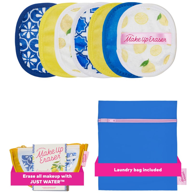 Makeup Eraser The Original MakeUp Eraser, 7-Day Set, Erase All Makeup With Just Water, Including Waterproof Mascara, Eyeliner, Foundation, Lipstick, Sunscreen, and More! Limoncello, 7ct. - Image 1