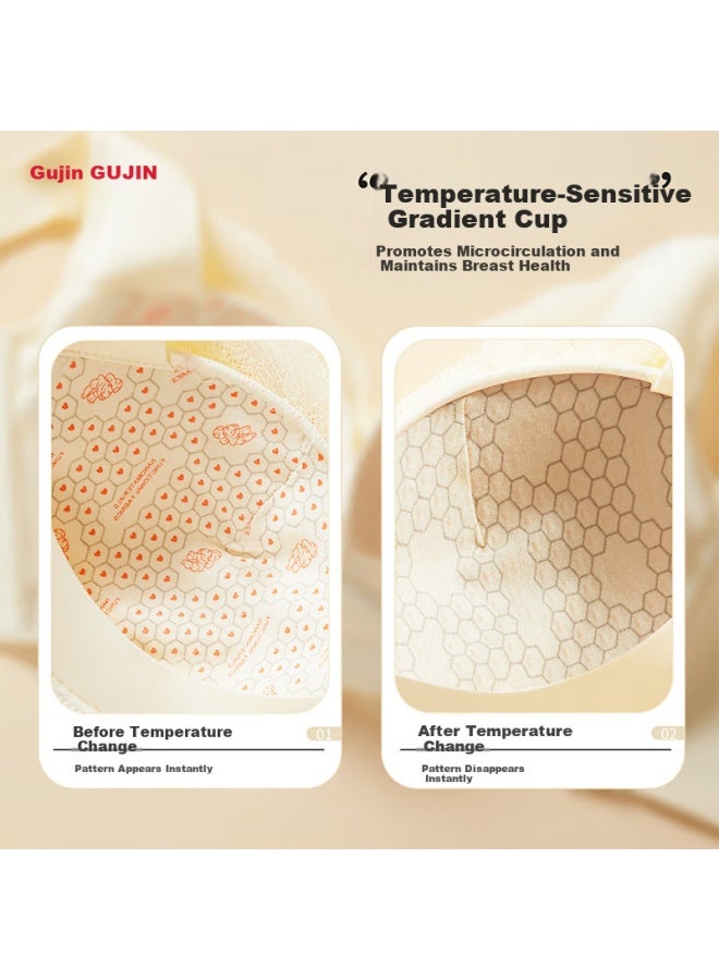 Gujin Tech Temperature Gradient Wireless Adjustable Side Support Push-up Women's Bra - Image 3