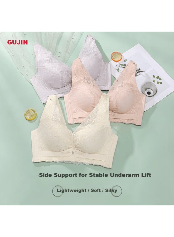 Gujin Tech Temperature Gradient Wireless Adjustable Side Support Push-up Women's Bra - Image 5