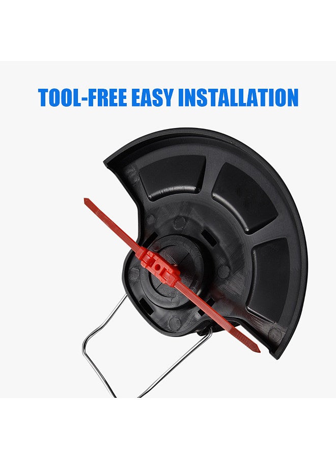 20 Pcs Cable Zip Ties Heavy Duty 4 Inch Ultra Strong Plastic Wire Ties Lawn Mower Replacement Accessory Cordless Strimmer Blade Self-Locking Cable Ties