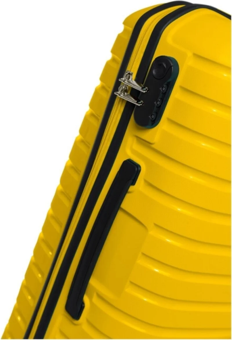 Esbuik G&d Polo Suitcase PP Injection 3-Piece Suitcase Travel Set - Model 400.12 Yellow