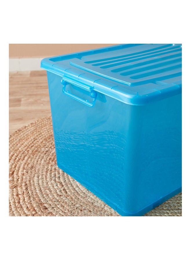 Home Box Rolling Storage Box with Wheels and Lid 94 Liter  - Image 3