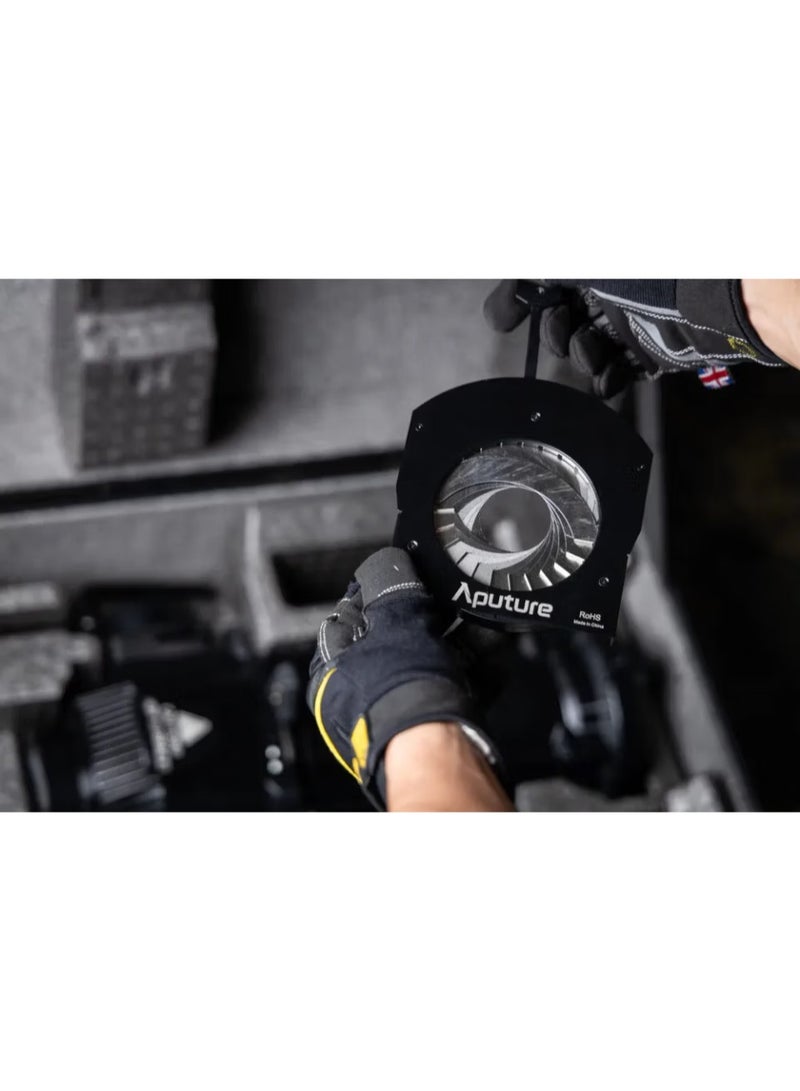 Aputure Iris for Spotlight Max – 24-Blade Circular Aperture Control Accessory, Professional Beam Shaping Modifier for Spotlight Max Projection System, Adjustable Light Output Control Tool, Precision Optical Lighting Accessory for Aputure LED Fixtures, Filmmaking, Photography - Image 3