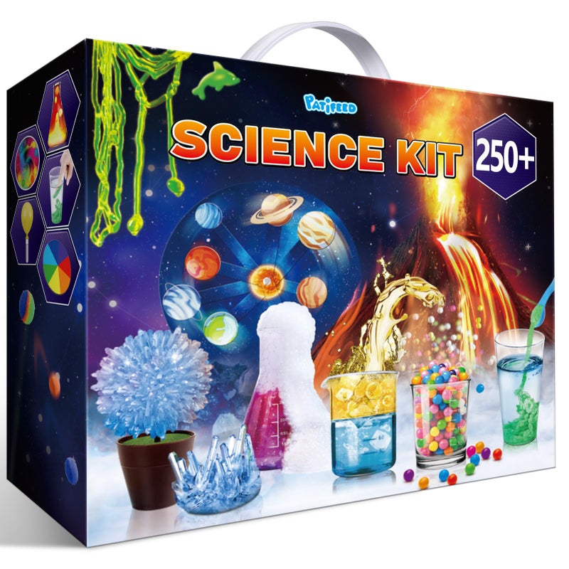 PATIFEED 250 Experiments Kits for Kids Science STEM Projects Scientific Toys for Boys Girls Gifts Ideas Birthday Christmas Erupting Volcano Planet Bouncy BallChemistry Scientist Set - Image 3