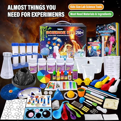PATIFEED 250 Experiments Kits for Kids Science STEM Projects Scientific Toys for Boys Girls Gifts Ideas Birthday Christmas Erupting Volcano Planet Bouncy BallChemistry Scientist Set - Image 5