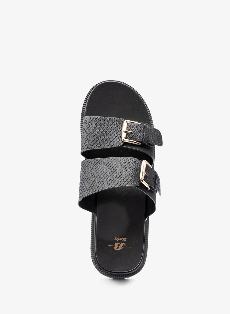 Bata Stud‑Detail Platform Slide Sandals - Image 4