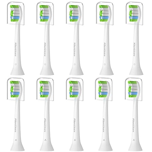 Pisonicleara Replacement Toothbrush Heads(10-pc) Compatible with Philips Sonicare Electric Tooth Brush Electric Tooth Brush Refill - Image 1