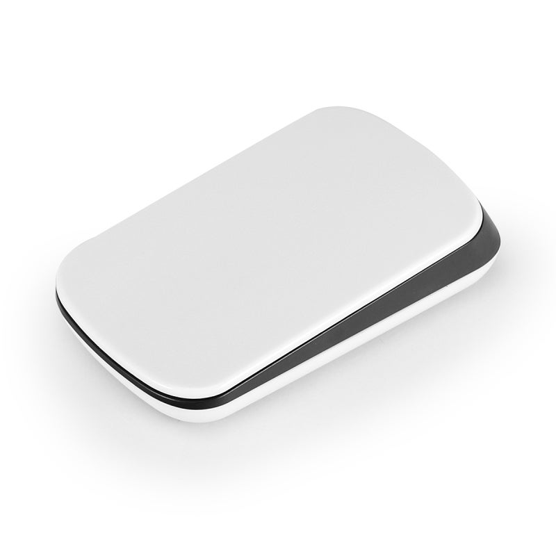 فأرة لاسلكية: بيضاء 2.4G نطاق إرسال 10 مترًا تصميم رفيع ومريح للقبض - فأرة بصرية بأزرار صامتة ومعامل دقة واضح قابل للتعديل لمستخدمي المنزل والمكتب والكمبيوتر المحمول وال سطح المكتب - Image 3