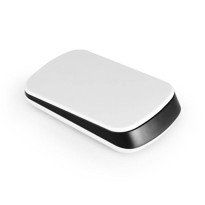 فأرة لاسلكية: بيضاء 2.4G نطاق إرسال 10 مترًا تصميم رفيع ومريح للقبض - فأرة بصرية بأزرار صامتة ومعامل دقة واضح قابل للتعديل لمستخدمي المنزل والمكتب والكمبيوتر المحمول وال سطح المكتب - Image 1